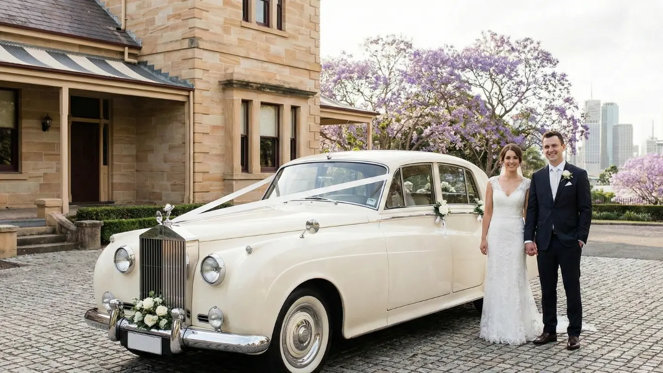 6 Wedding Car Hire Trends Brisbane Couples Will Love in 2026 1 Wedding car hire