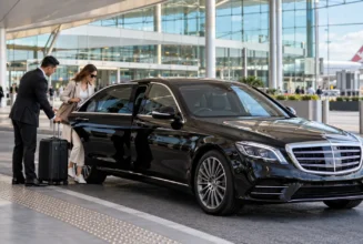 Luxury airport chauffeur pickup